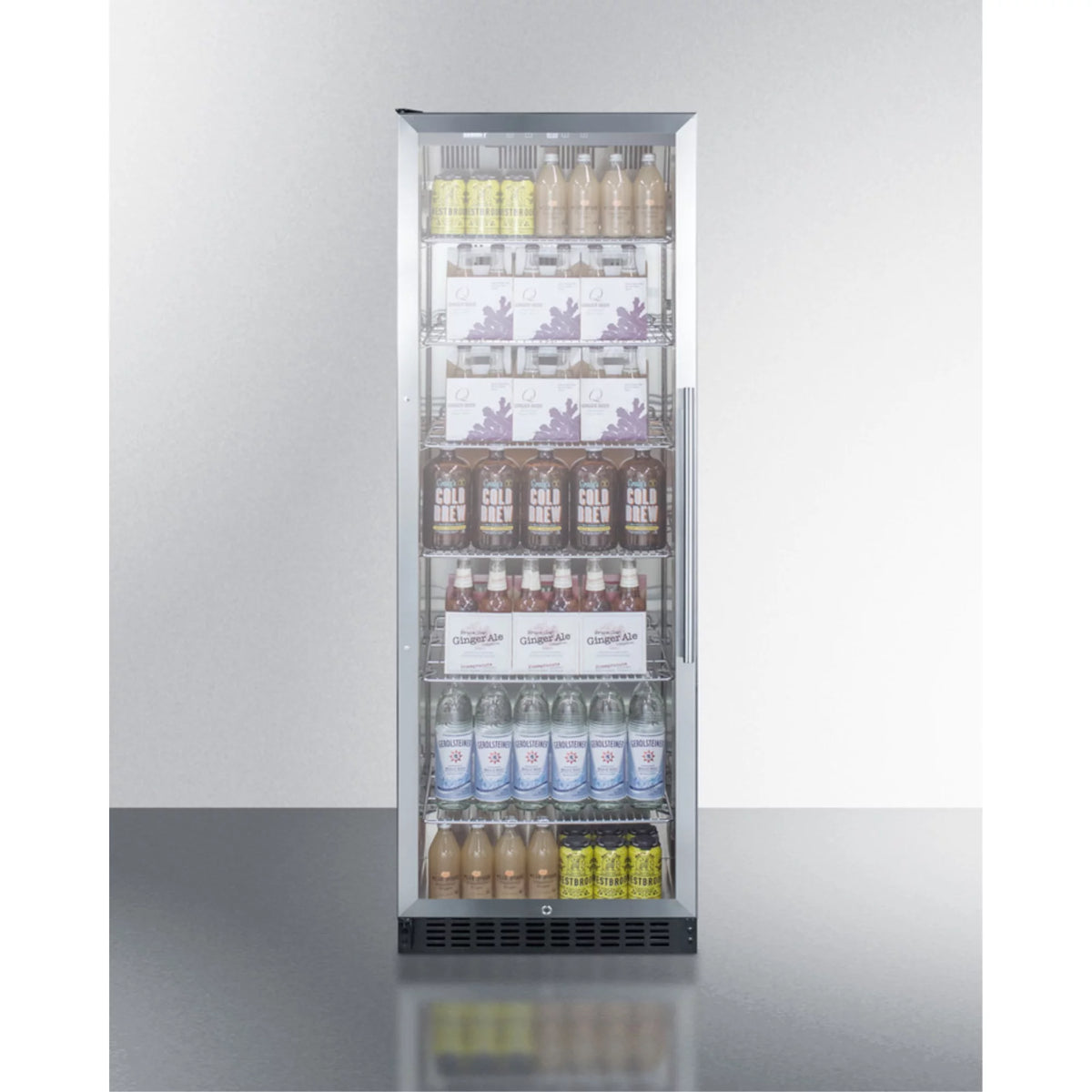 Black 24 in. Wide Beverage Center Refrigerator W700303