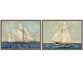 Antique Yachts Canvas 31 x 23 K418
