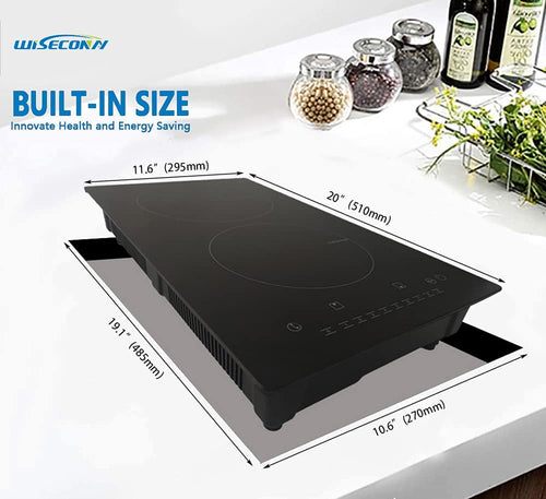 2 Burners Induction Cooktop 120V 1200W G861