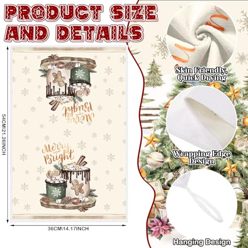 12 Pcs Christmas Kitchen Towels Pot Holders and Oven Mitts Set Y2978