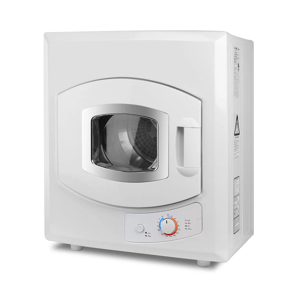 White Electric Compact Front Load Laundry Dryer T3195
