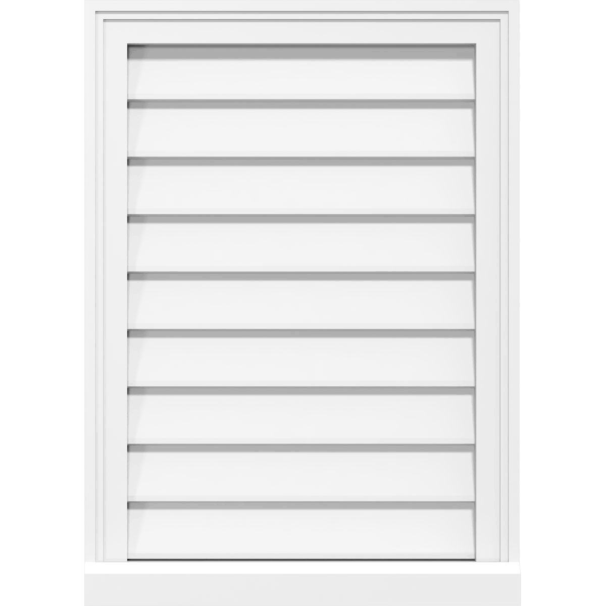 Vertical Surface Mount PVC Gable Vent X9701