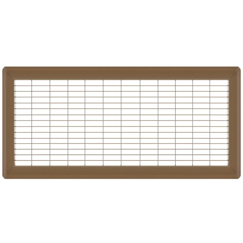 Imperial Brown Heavy Gauge Steel Floor Grille D66992