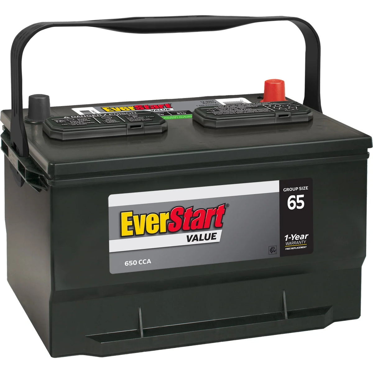 Lead Acid Automotive Battery Group Size 65 12 Volts 650 CCA O955117