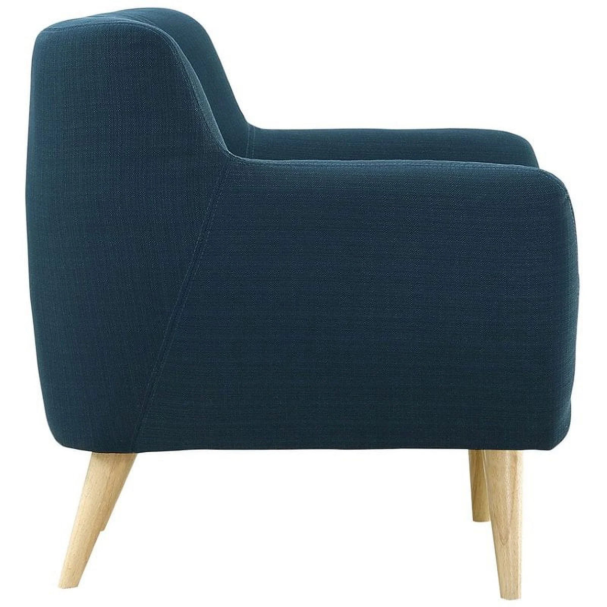 Mid-Century Modern Fabric Accent Arm Lounge Chair G188181