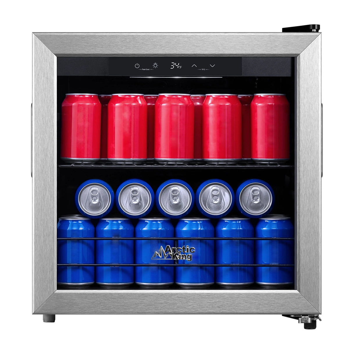 48-Can Beverage Fridge & Cooler with Electrical Control I72140
