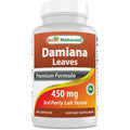 Damiana Leaves 450 mg 180 Capsules E79807