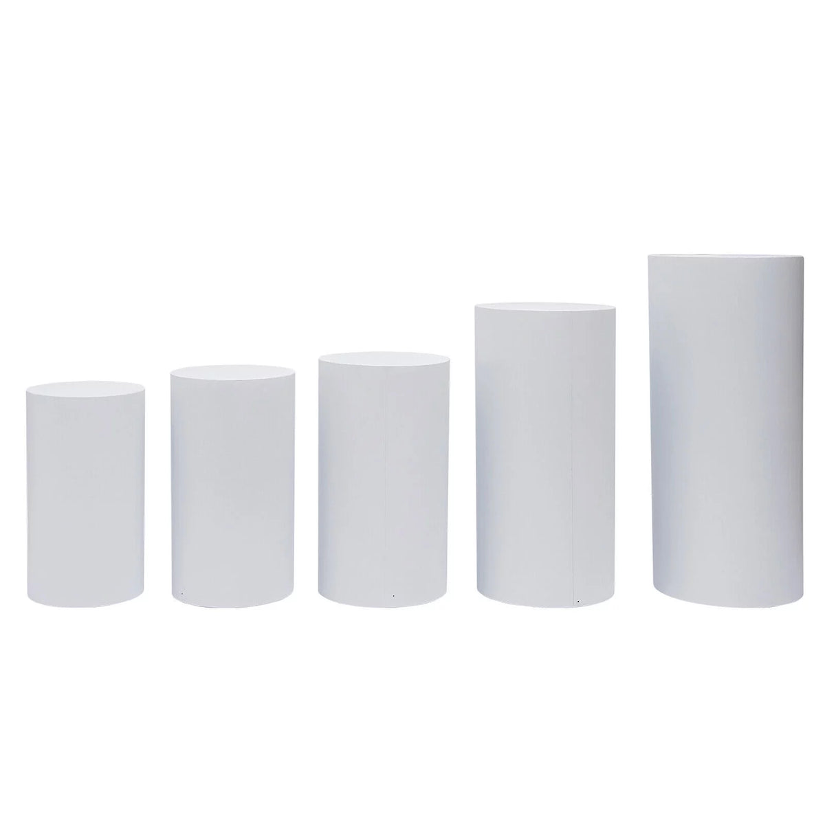 5pcs Cylinder Pedestal Stand S429