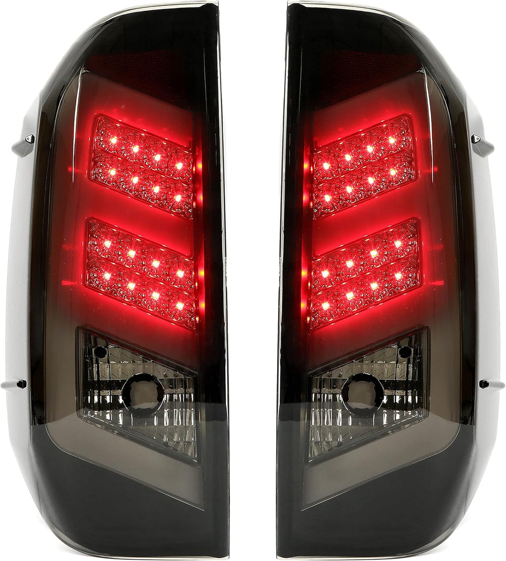 LED Tail Lights Black Smoke Pair F41771