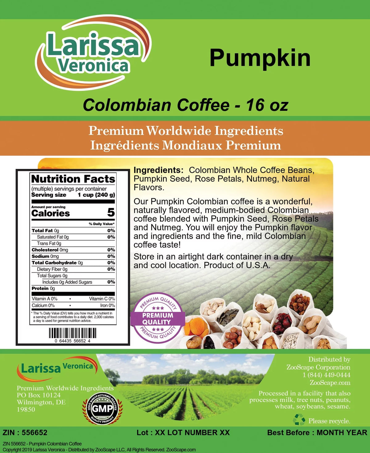 Colombian Coffee Whole Coffee Beans 16 oz 2-Pack Y972