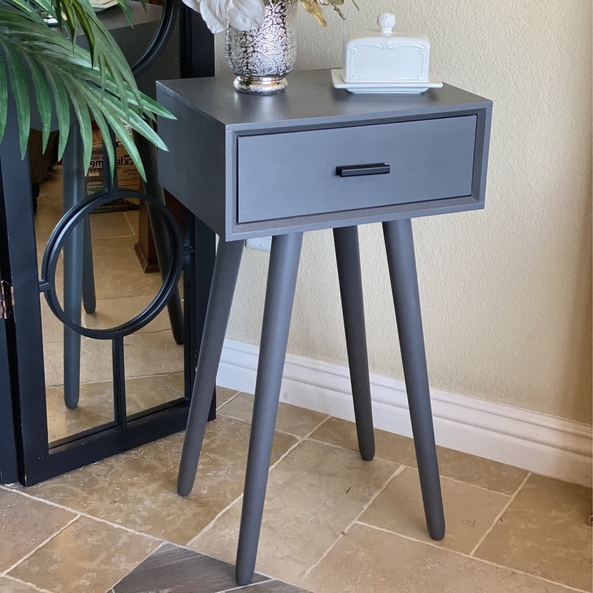 Grey Wood Accent Table M3302
