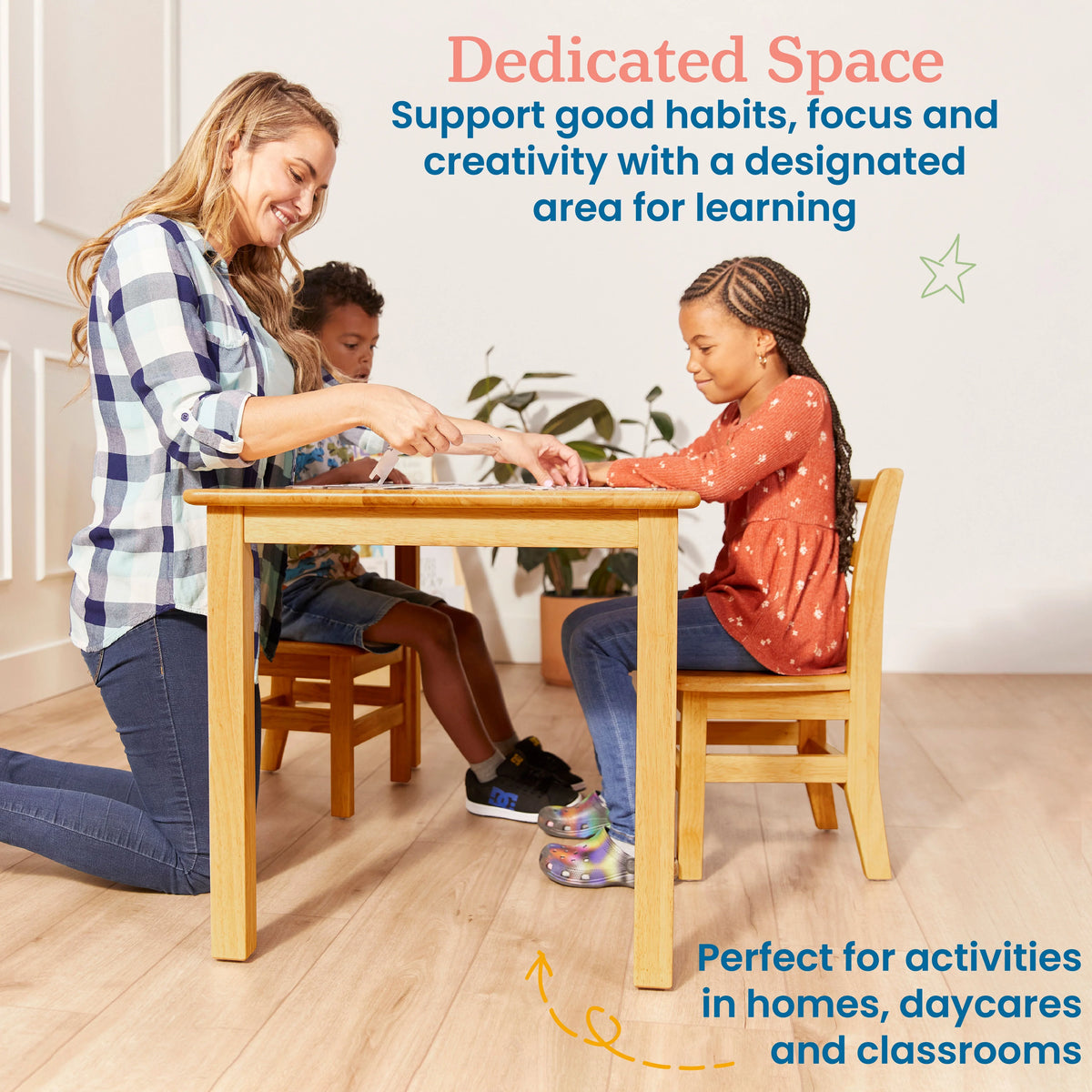 Rectangular Hardwood Table with 22in Legs B16261