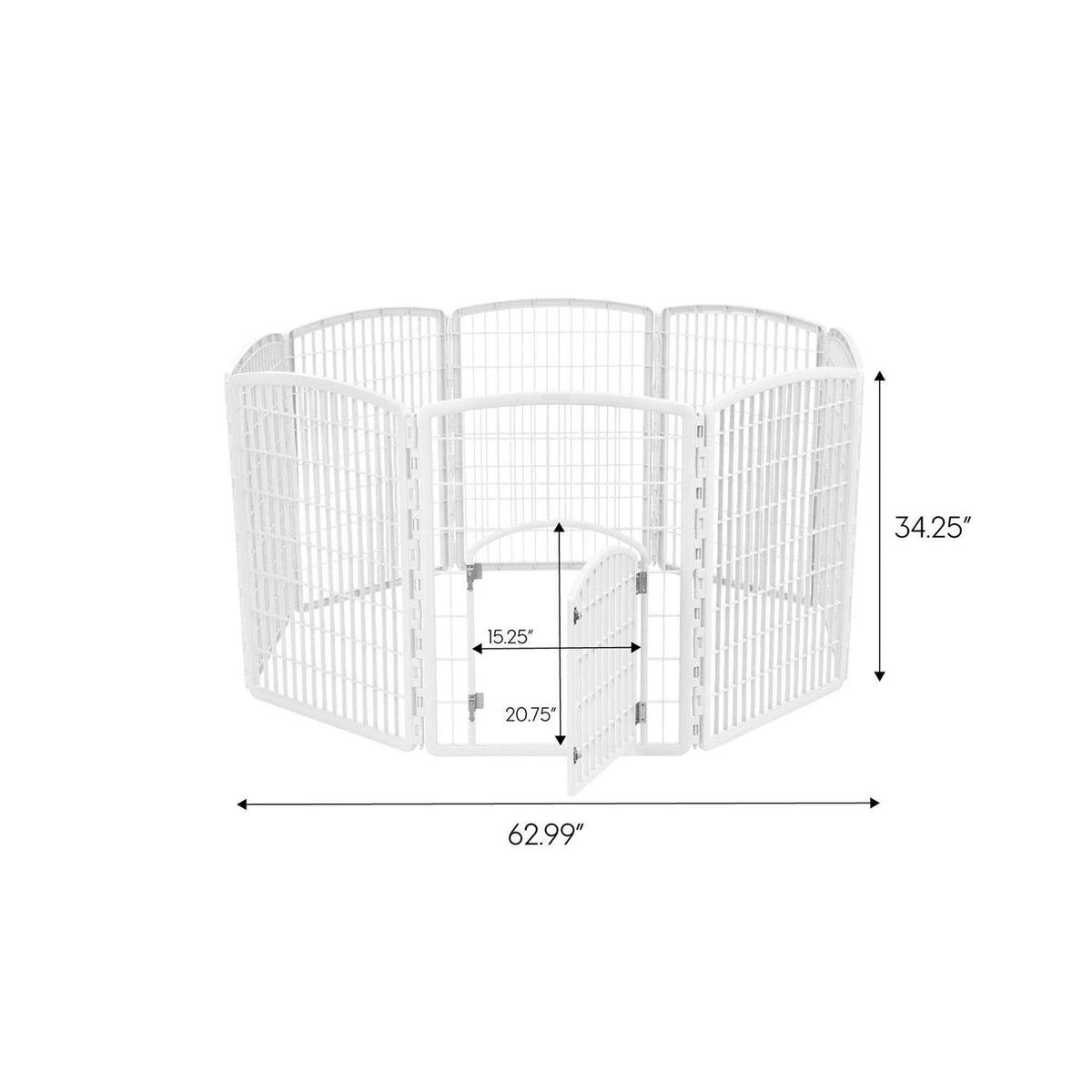 8-Panel Pet Playpen with Door F873202