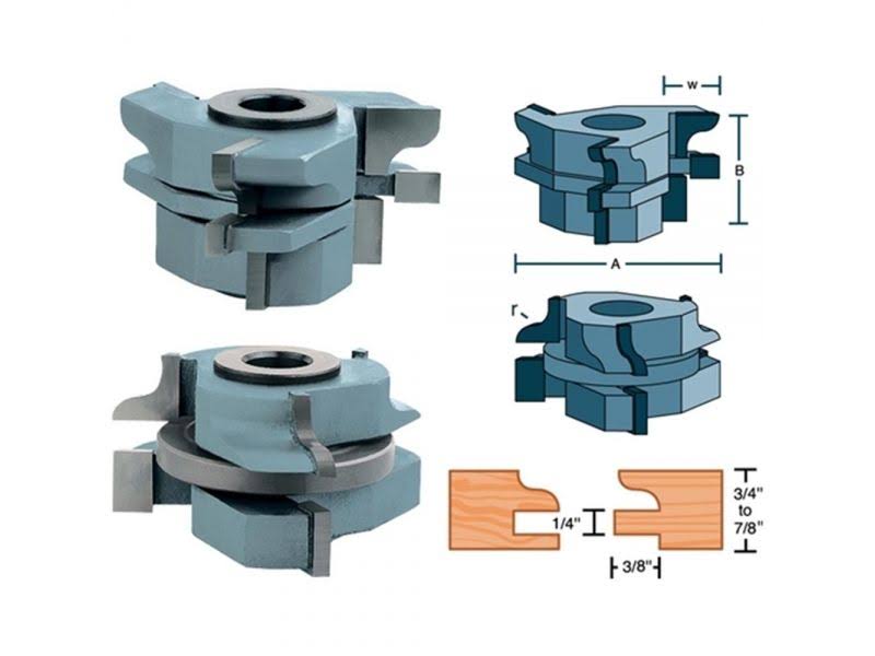Carbide Stile & Rail Cabinet Set Ogee 1-1/4in Bore P306493