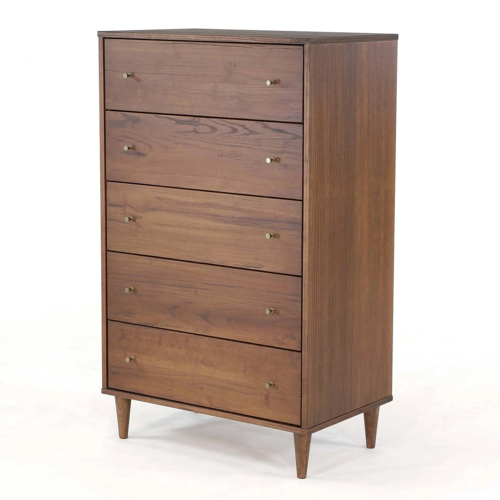 Walnut 5 Drawer Chest D69749