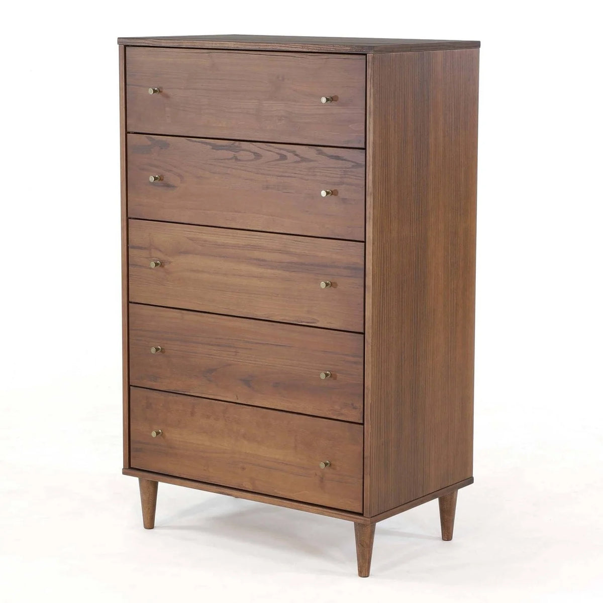 Walnut 5 Drawer Chest D69749