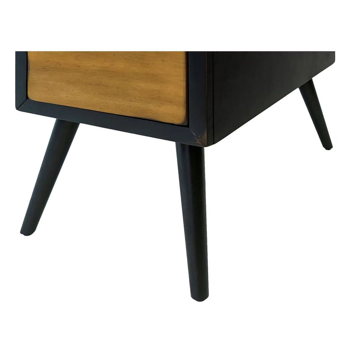 Black Wood Executive Desk Y3349