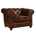 Leather Chesterfield Armchair R8294