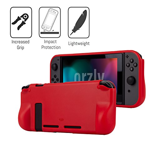 Switch Accessories Bundle Carry Case Tempered Glass Screen Protectors USB Charging Cable Games Case Comfort Grip Case Headphones H5899