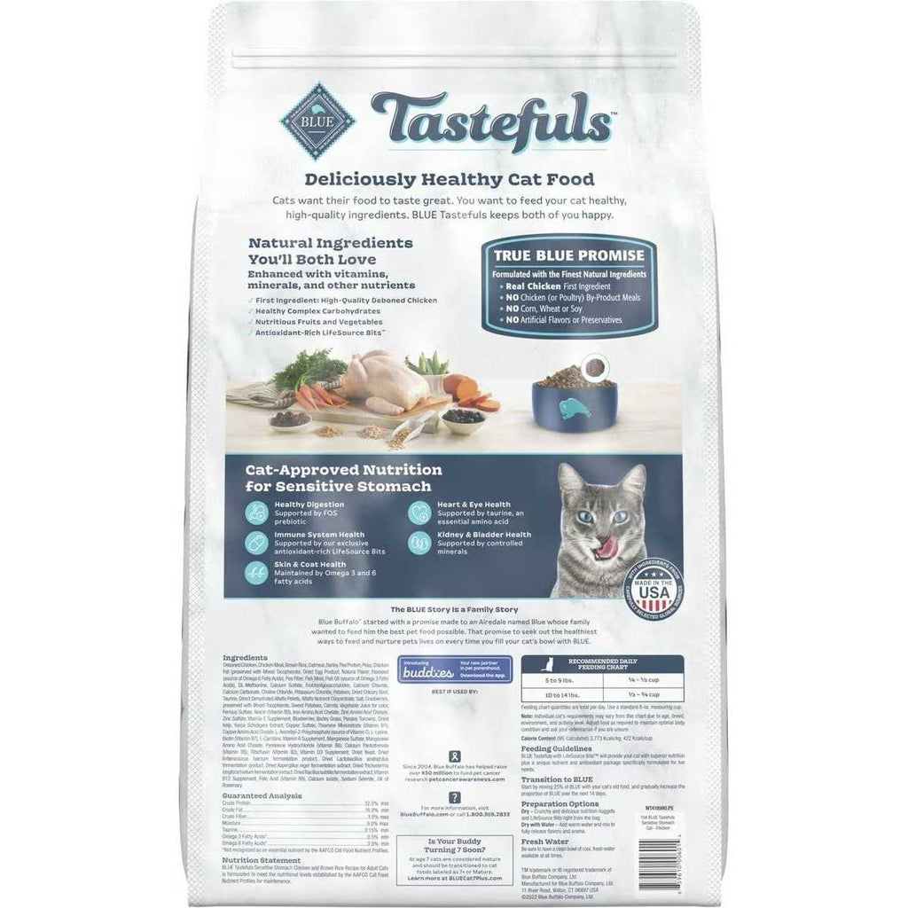Blue Sensitive Stomach Adult Cat Dry Food S2667