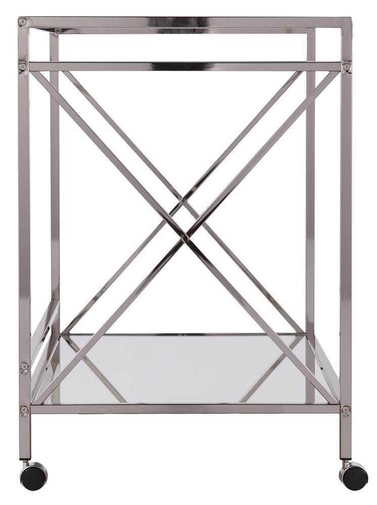 Silver Bar Cart W95436