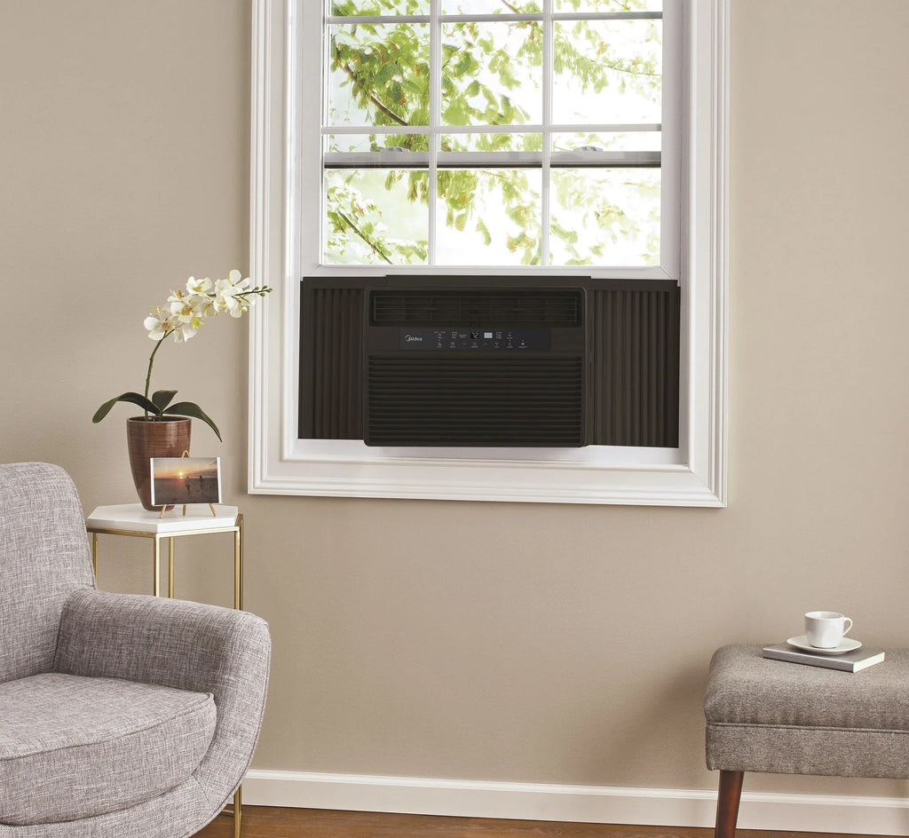 10,000 BTU 115V Smart Window AC with Remote, White U596787