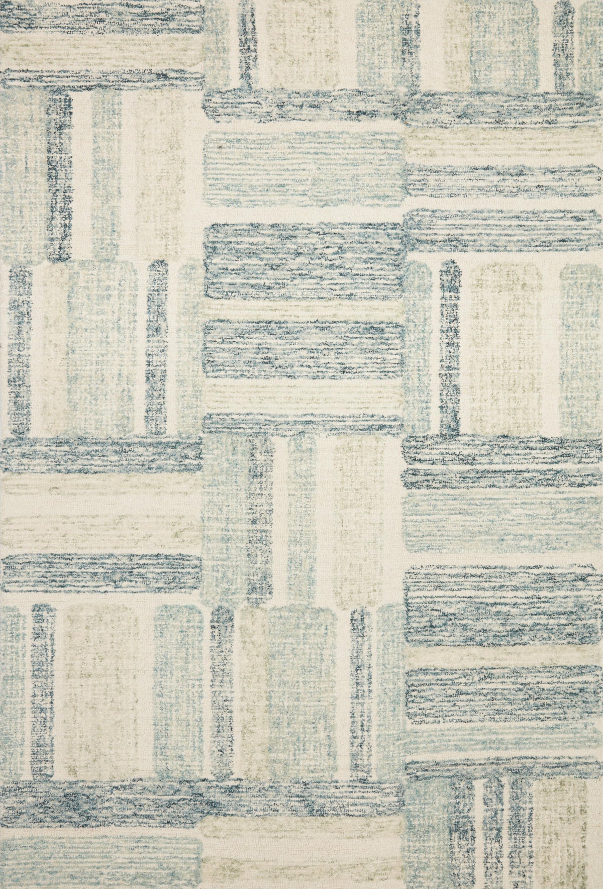 Aqua Denim Rug 7'9 x 9'9 K7660