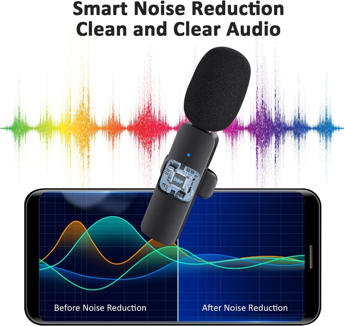 Wireless Lavalier Microphone with USB C Interface J15293