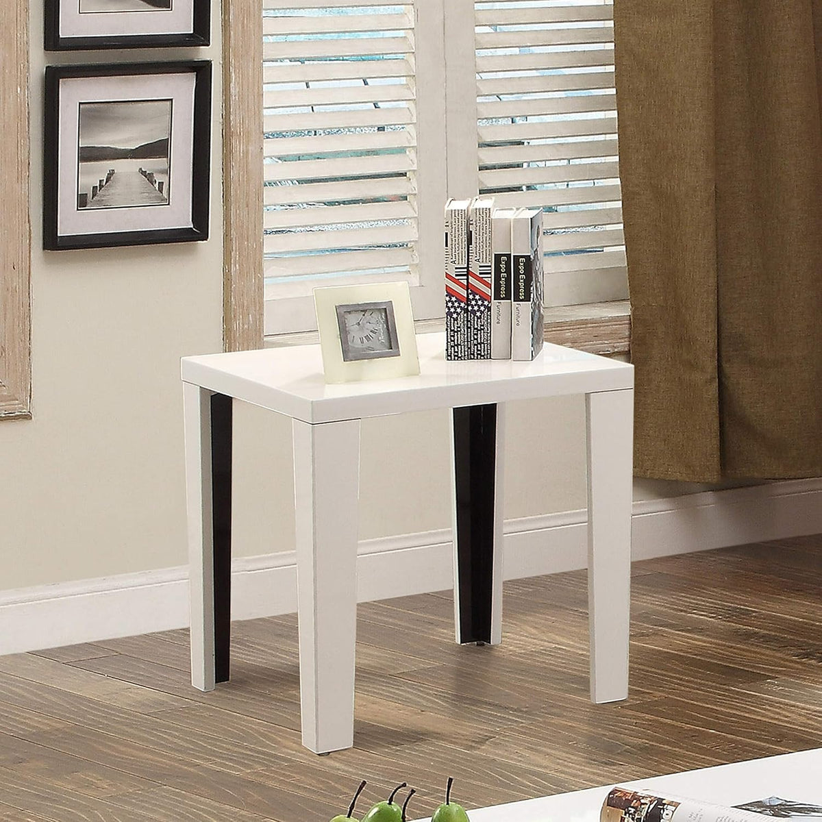 3-Piece 2-Tone Accent Table Set Q79208