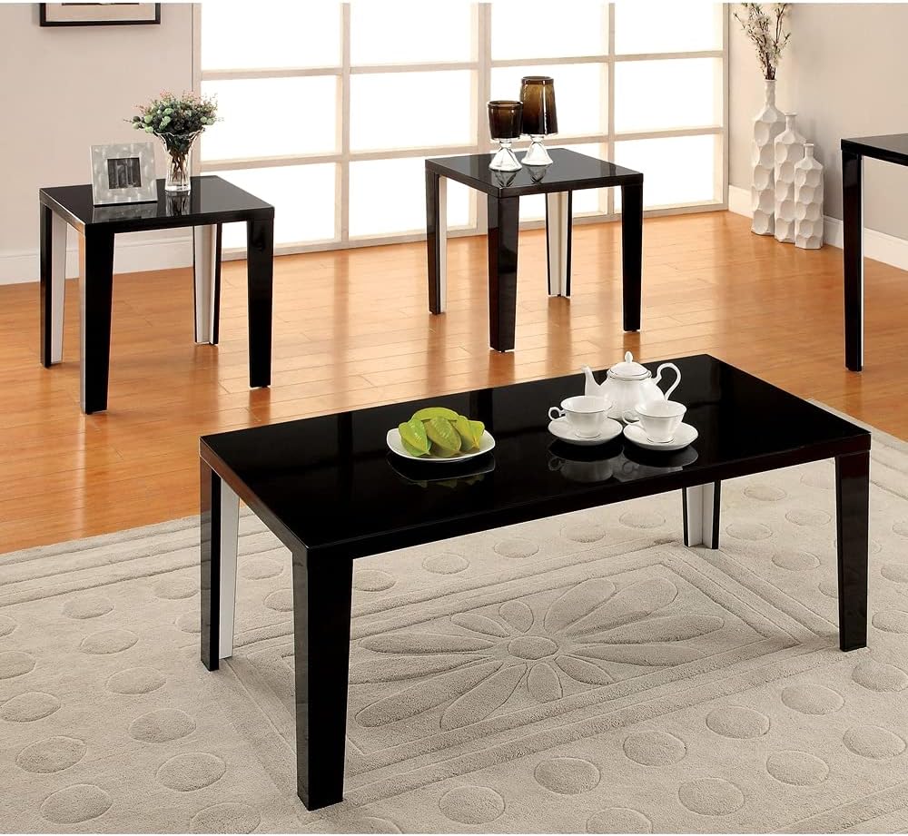 3-Piece 2-Tone Accent Table Set Q79208