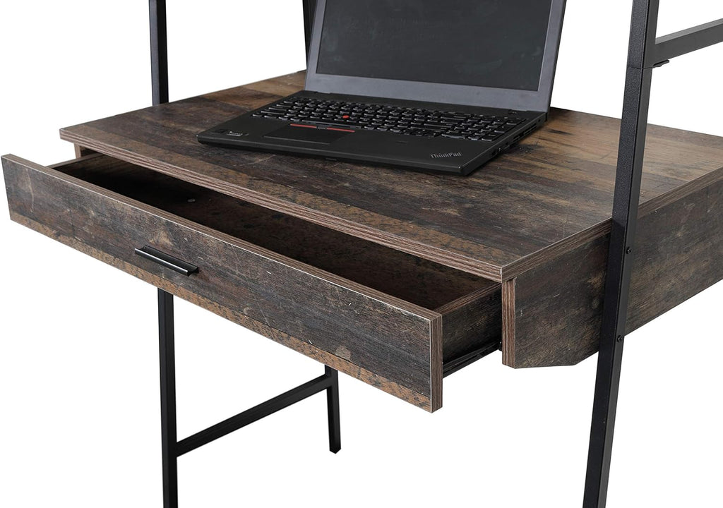 Ladder Bookcase with Desk O150257