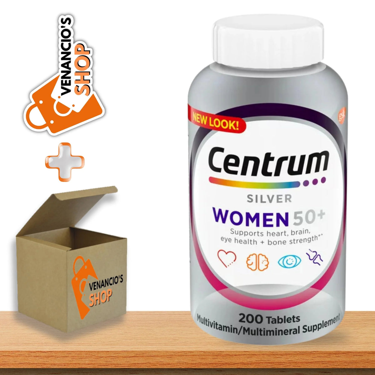 50 Plus Multivitamin Supplement 200 Count Z462
