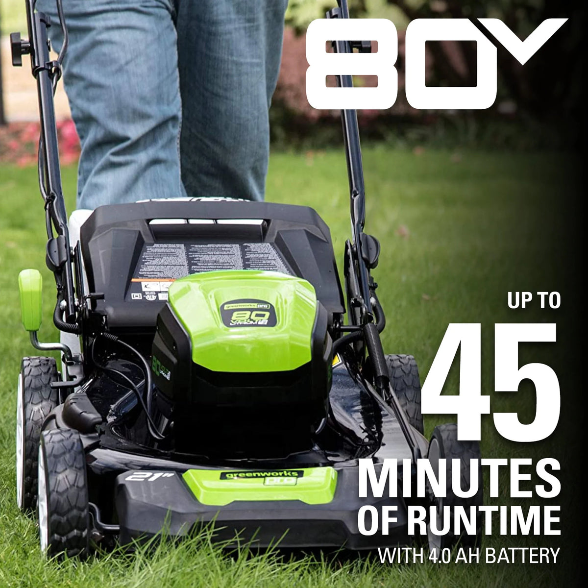 80V 21 Push Mower with 4Ah Battery & Charger L120