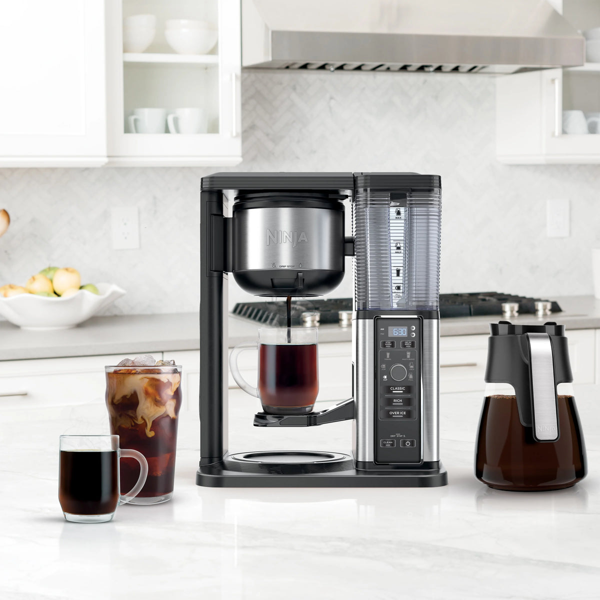 Hot & Iced Single Serve Drip Coffee Maker I36590