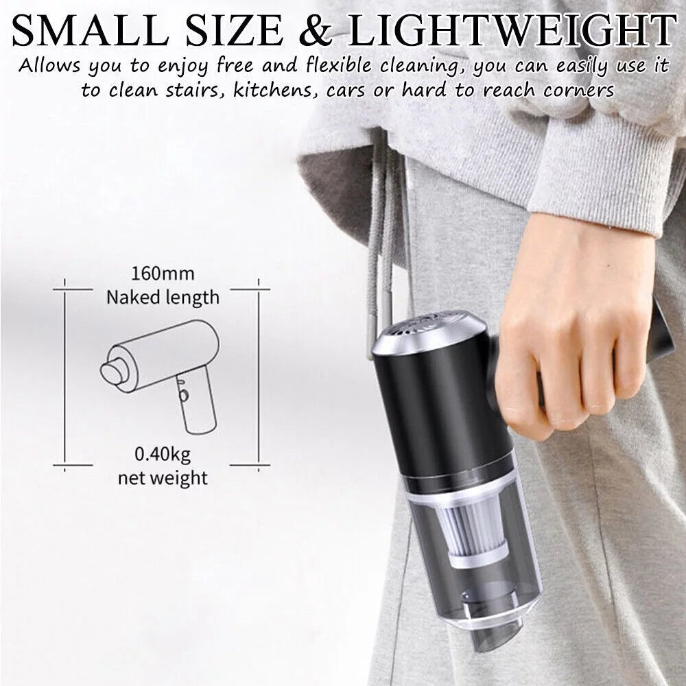 Cordless Handheld Car Vacuum Cleaner with 3 Attachments G184986