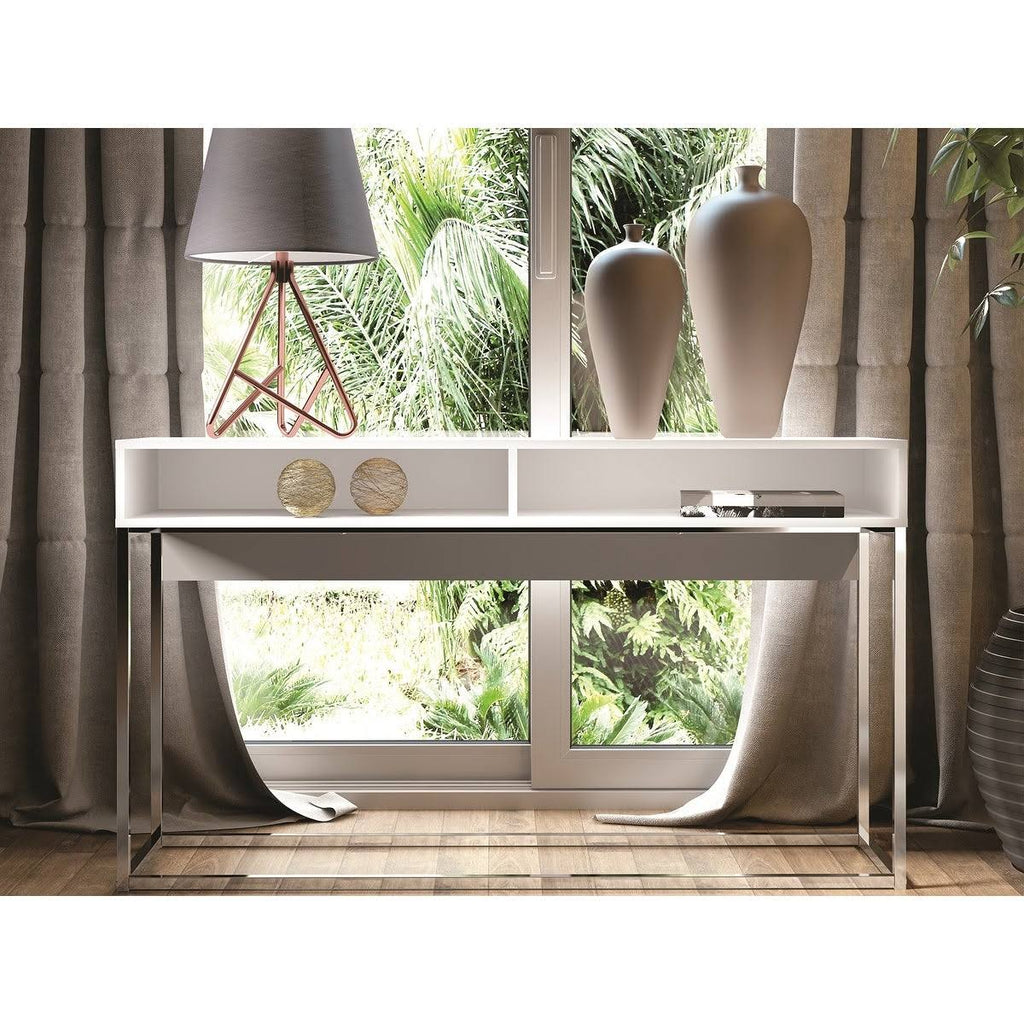 Console Table with Black Metal Frame U83560