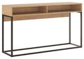 Console Table with Black Metal Frame U83560