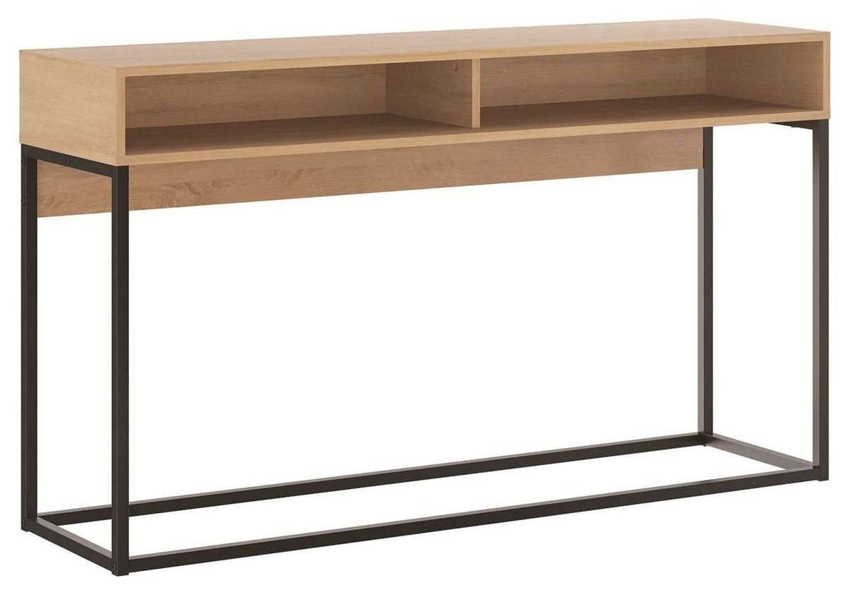 Console Table with Black Metal Frame U83560