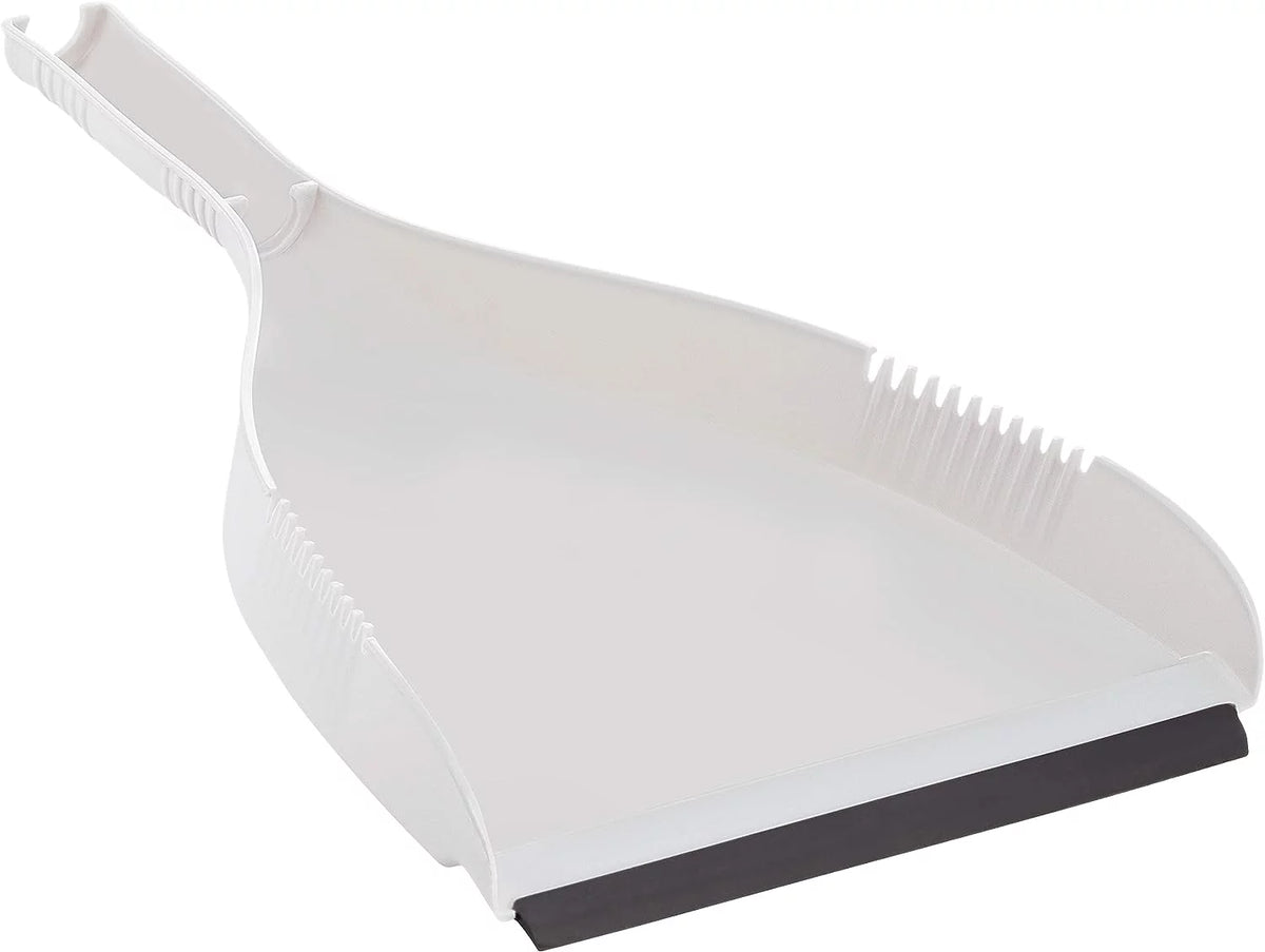 Heavy Duty Plastic Dustpan with Rubber Edge B8996