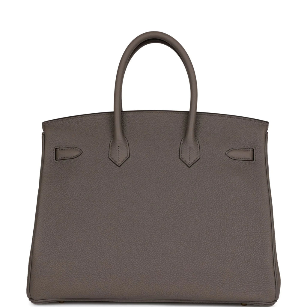 Birkin 35 Gris Etain Togo Gold Hardware B834