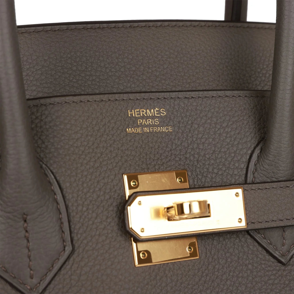 Birkin 35 Gris Etain Togo Gold Hardware B834