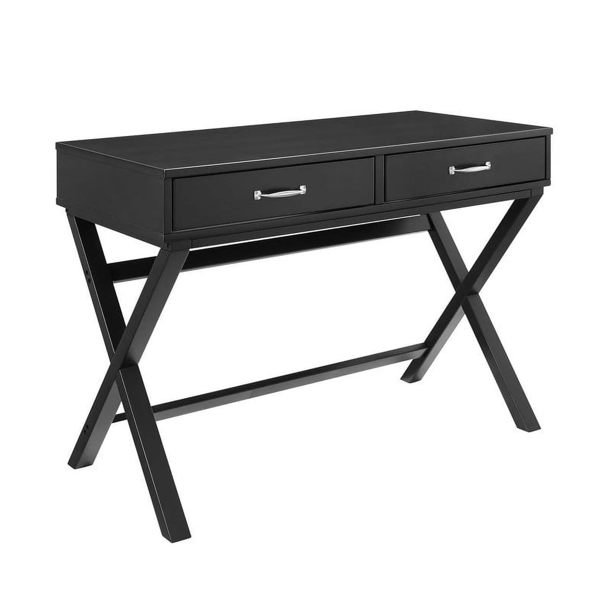 Black 2-Drawer Desk U3055