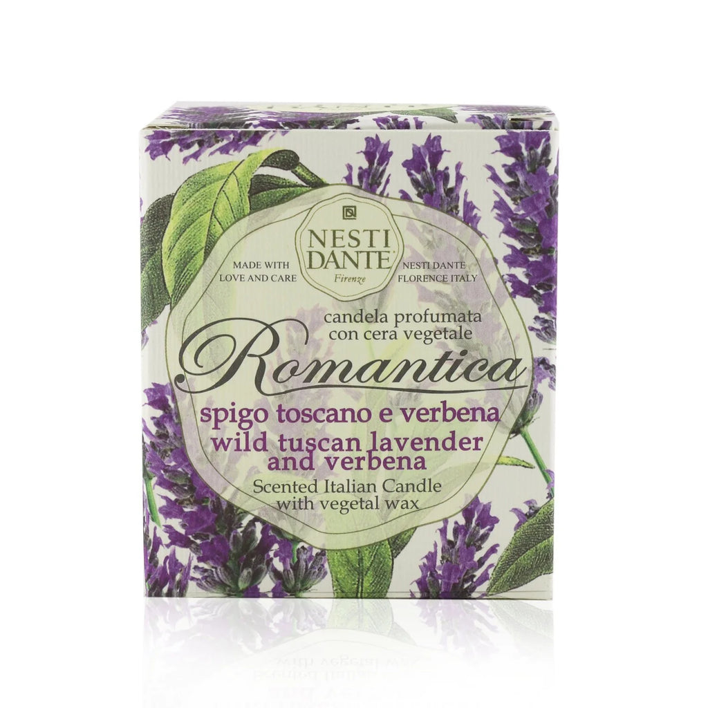 Scented Italian Candle Lavender Verbena 160g T151099
