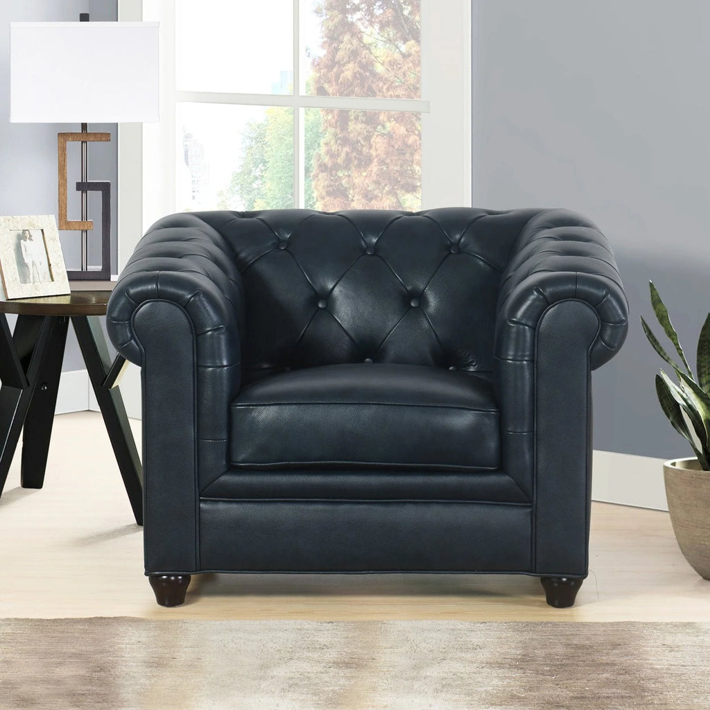 Leather Chesterfield Armchair R8294