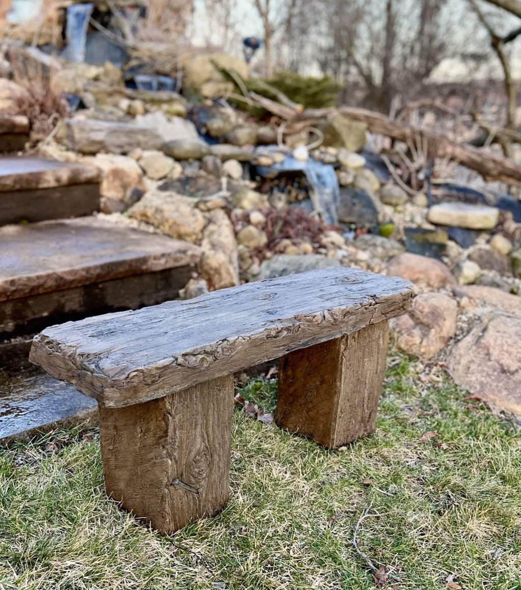 Rustic Barn Wood Bench D7215
