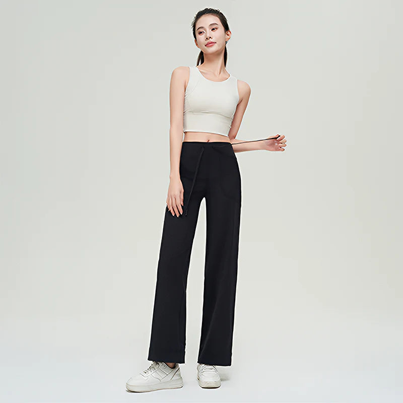 Business Casual High-Waist Wide Leg Pants D5300