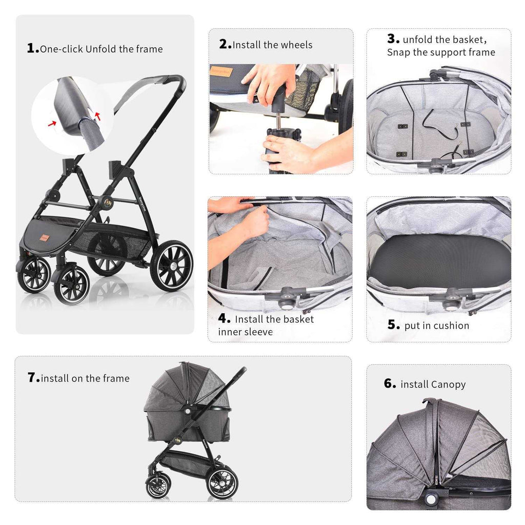 3 in 1 Pet Stroller N98470