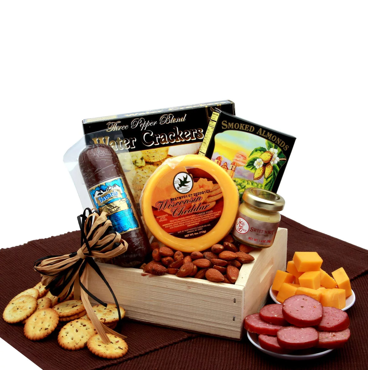 Gourmet Meat and Cheese Gift Basket E9896