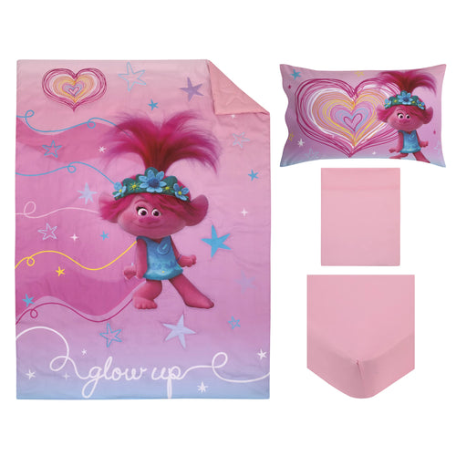 4 Piece Toddler Bedding Set Pink N22581