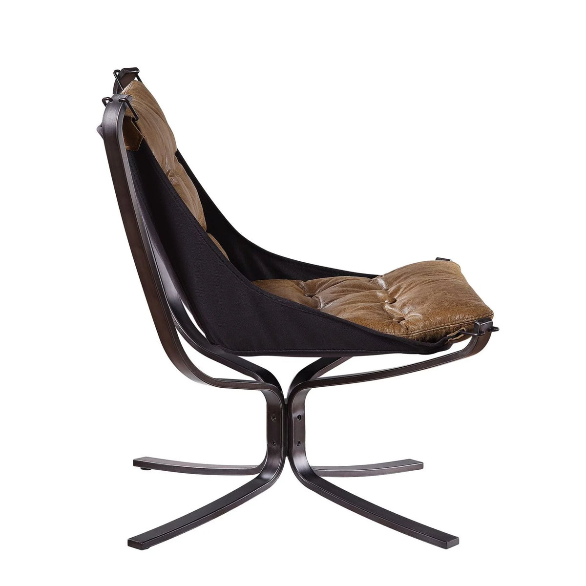 Coffee Top Grain Leather Accent Chair M40940